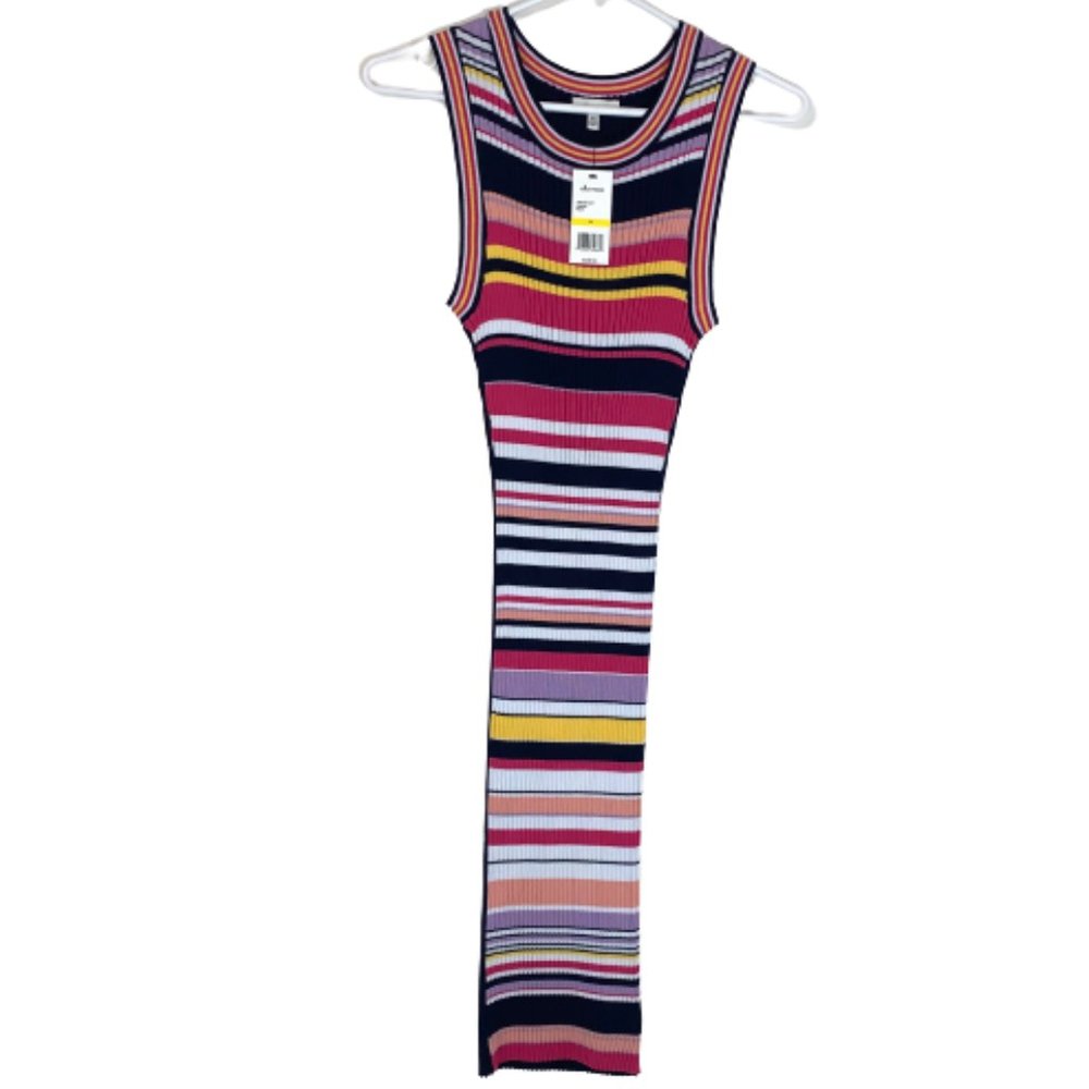 ELLA MOSS SIMONE SLEEVELESS RIBBED DRESS Sz M